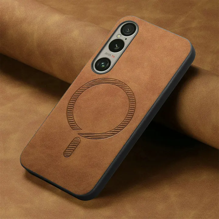 Leather MagSafe Case with Wireless Charging