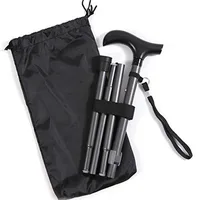 Storage Bag Oxford Cloth Hiking Travel Walking Sticks Trekking Pole Package Pouch Folding Cane Drawstring Organizer 1