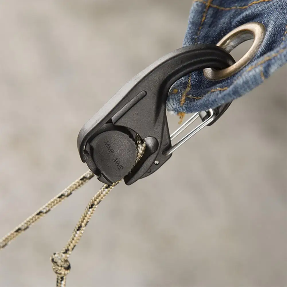 

Camping Tent Rope Tensioner Rope Tensioning Tool Compact Tent Rope Tensioner Portable Camping Gear Accessory with Ergonomic