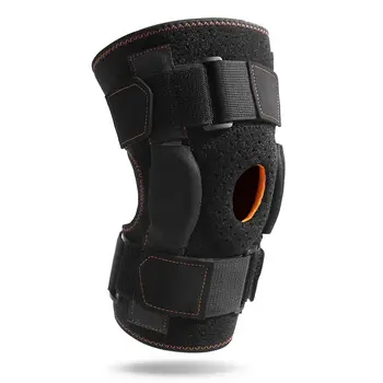 1Pcs Knee Brace Support for arthitis Sport Compression Knee Pad Sleeve for Basketball Volleyball Dance Open Patella Wrap kneepad