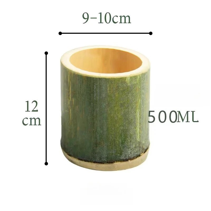 Eco-Friendly Bamboo Beverage and Decor Cup - Large Diameter