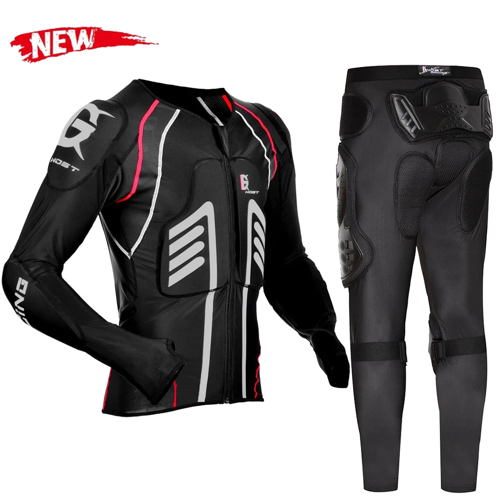 Motorcycle Riding Armor Clothes Moto Body Armor Motocross Jacket Protective Pants Men