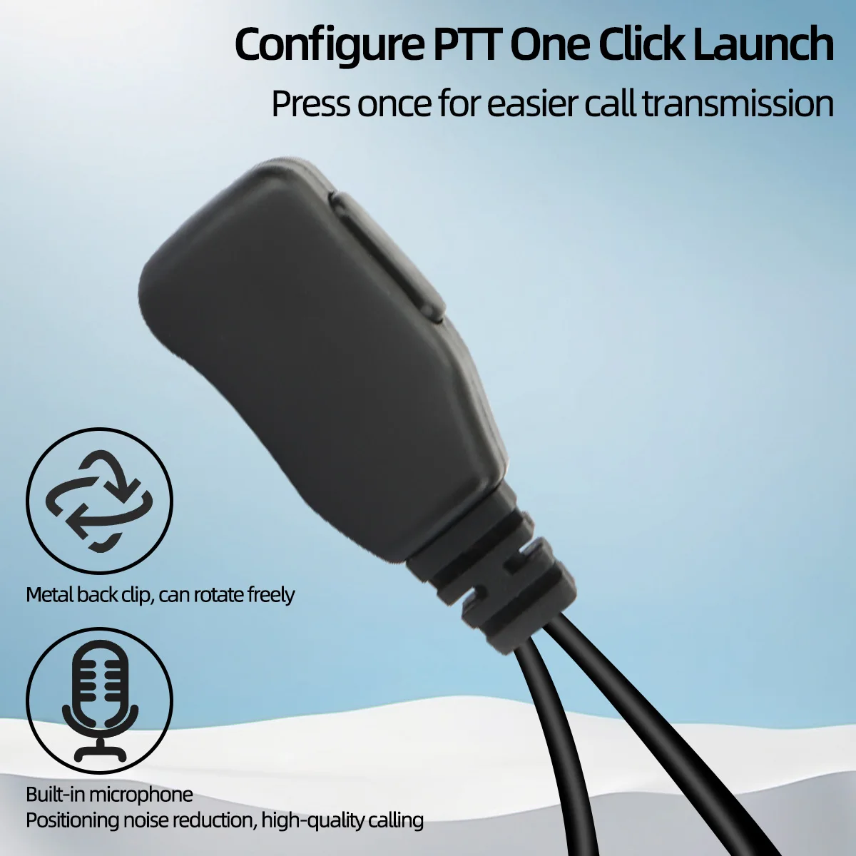  slider image of ABBREE Walkie Talkie Headset