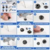 40 Set Metal Snap Button With Plier Tool Sewing Button Thickened Snap Fastener Kit DIY Craft for Installing Sewing Clothes 4