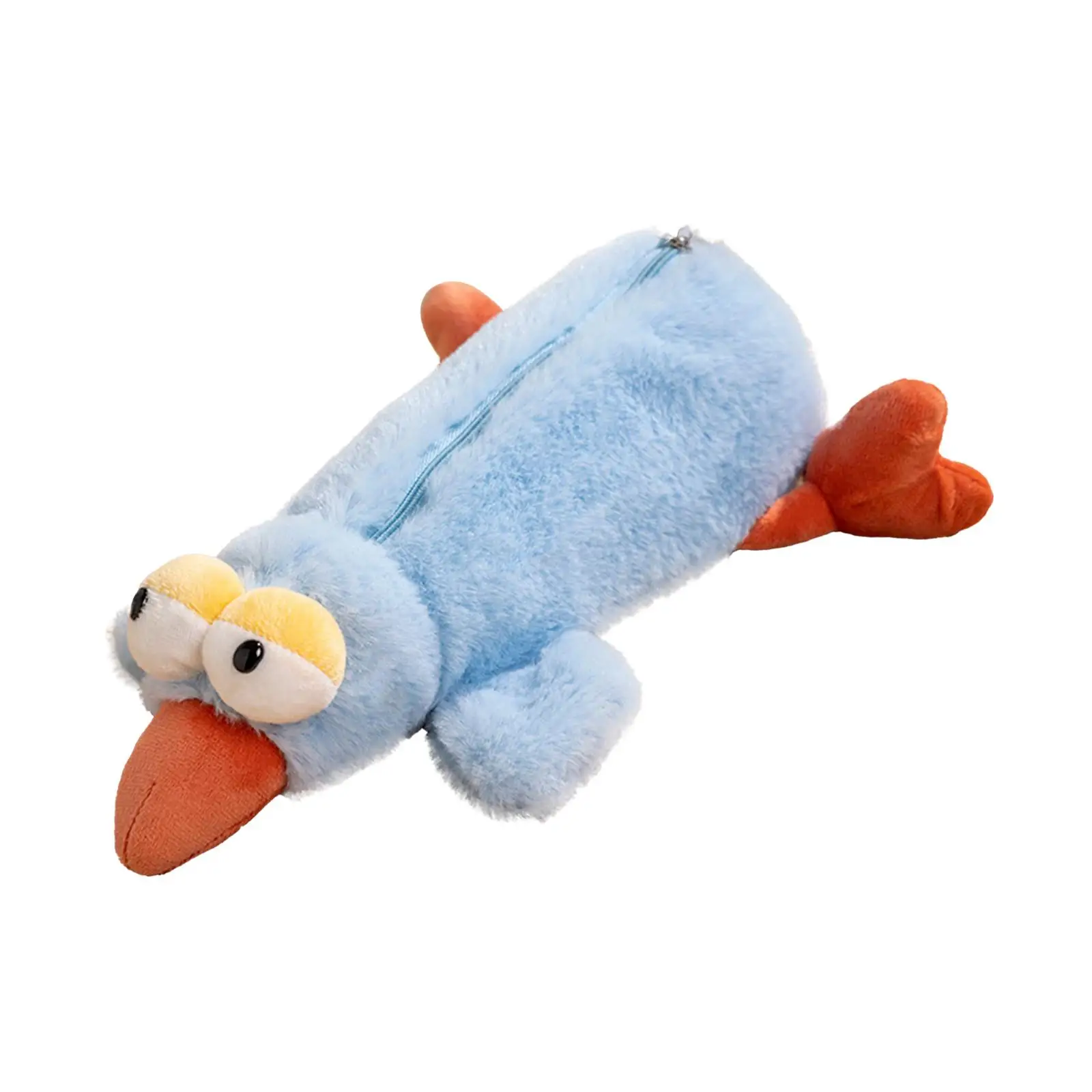 봉제 동물 모양 연필 케이스, 창의적인 동물 문구 가방, 길이 30cm