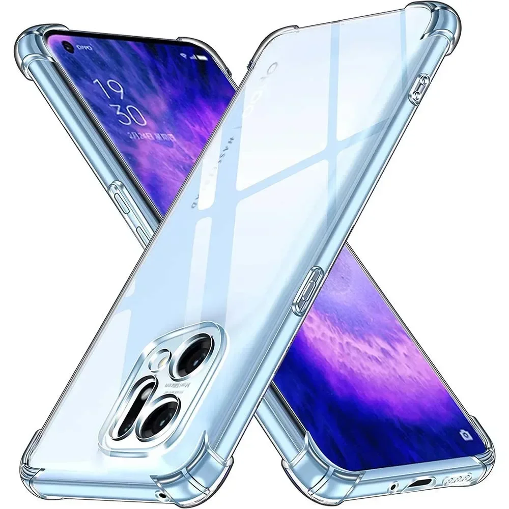 Custodia Posteriore Morbida In Silicone Trasparente Antiurto Per Oppo Find X5 X5 Lite X5 Pro X3 Pro X3 Neo X3 Lite Coque