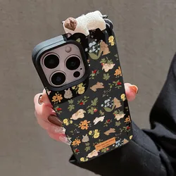 3D Cute Cartoon Animal Pattern Shockproof Soft Silicone Phone Case - Poco X5 (Black)