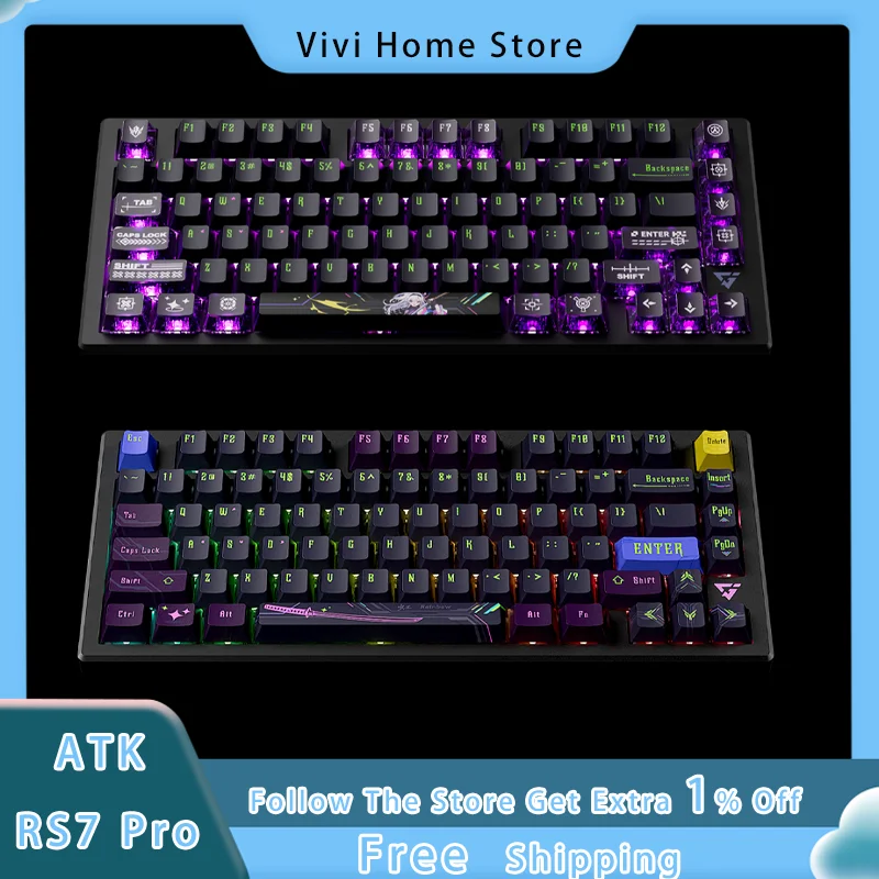 ATK RS7 Pro Customized Magnetic Axis Keyboard 8K Smart Speed X 