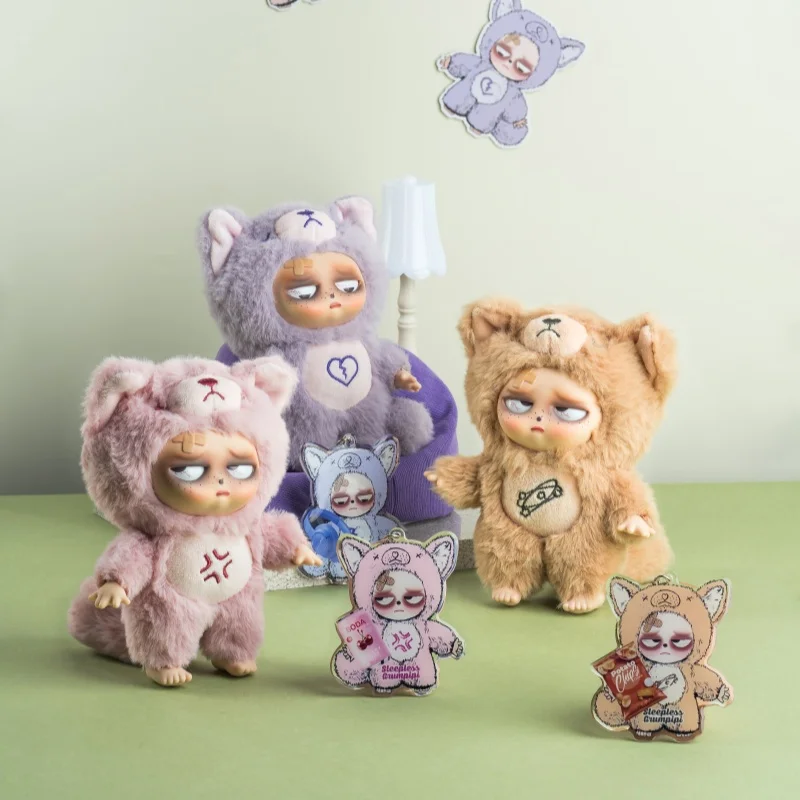 正規品グランピピ ペンダント Sleepless grumpipi オリジナル新睡眠 Grumpipi シリーズブラインドボックスビニール