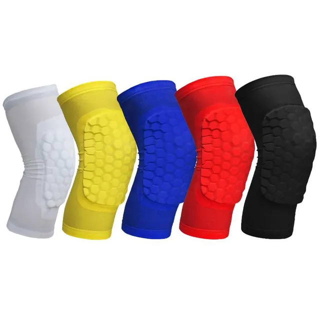 WOSWEIR Honeycomb Design Knee Pad Protector Compression Leg Sleeve for Basketball And Volleyball Knee Support Brace WOSWEIR Honeycomb Design Knee Pad Protector Compression Leg Sleeve for Basketball And Volleyball Knee Support Brace