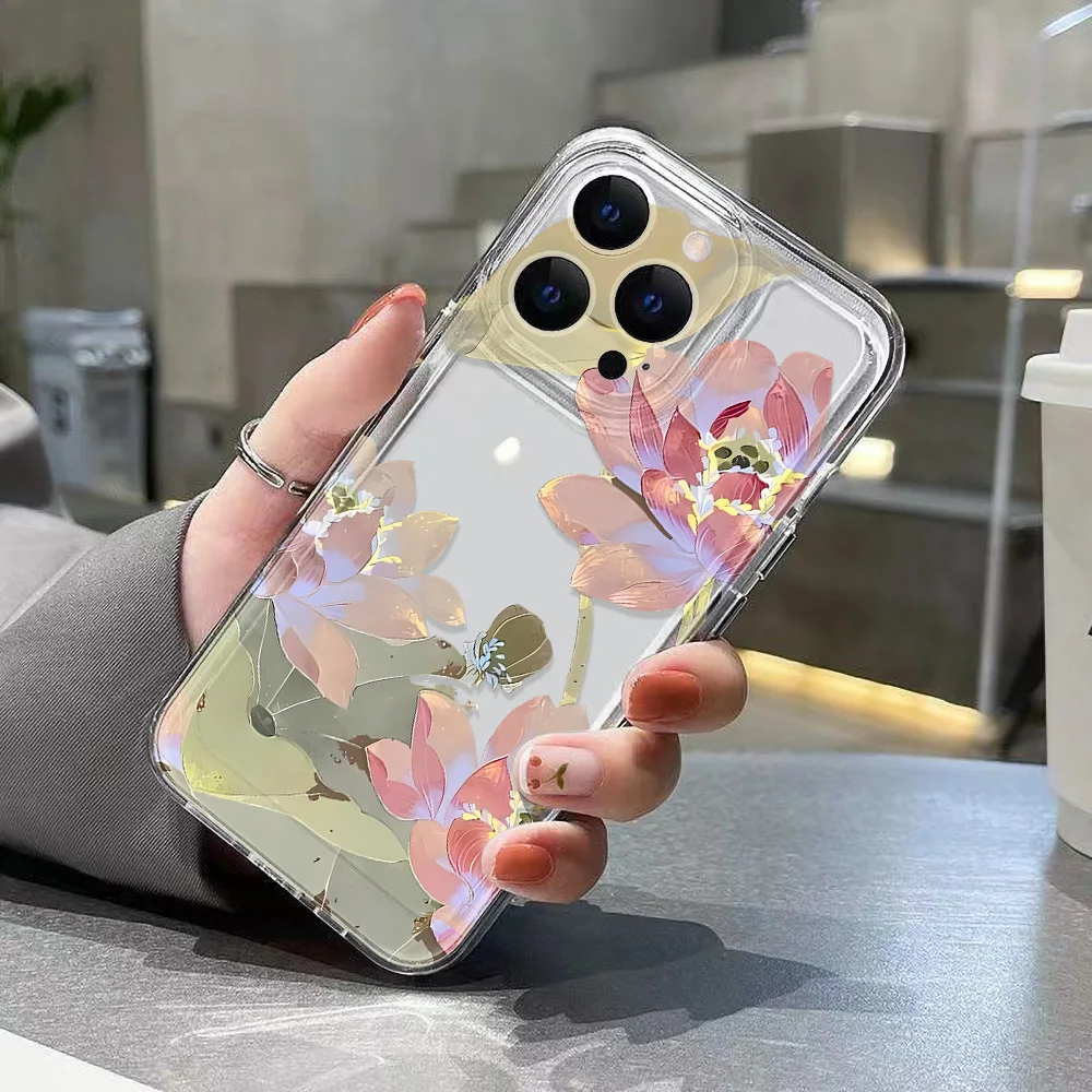 Floral Shockproof Phone Case – Elegant Flower Design, Ultra-Durable Protection