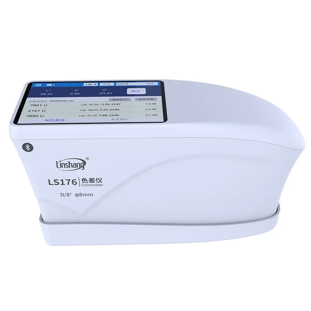 APP 소프트웨어 분광 광도계, 높은 정확도, 백색도 및 황색도, 분광 반사율 곡선, LS176 D8