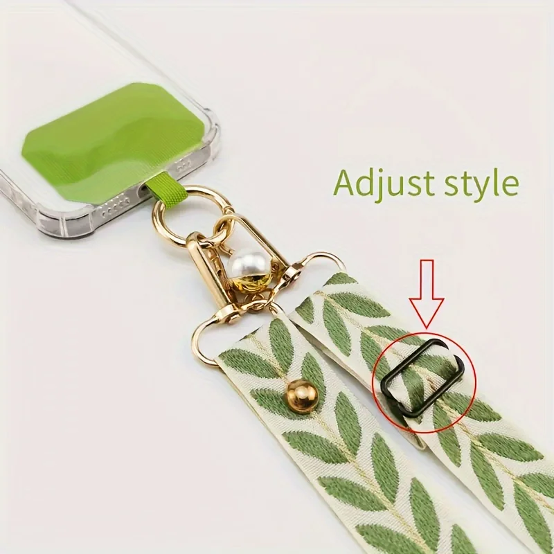 Adjustable Long Mobile Phone Lanyard Wrist Straps Lanyard for Keys Phone Charm Phone Strap Charm Strap Anti-lost Strap Rope