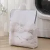 Mesh Washing Bag with Carrying Handle Large Capacity Foldable Zippered Underwear Clothes Mesh Laundry Bag Travel Garment Pouch 3