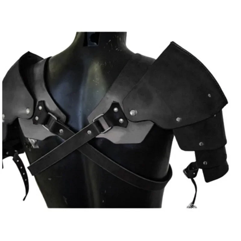 Cosplay costume Warrior shoulder armor New Medieval Samurai Shoulder Armor Viking Era PU Leather Armor Shoulder Armor Cosplay Props