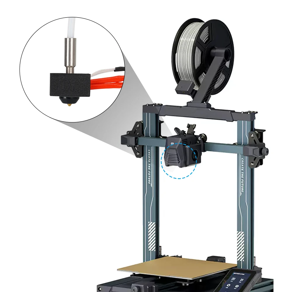 Dla Elegoo Neptune 3 Pro zestaw Hotend 24V 40W Zestaw blok grzewczy Termistor Termistor do Neptune 3Plus/Max Drukarka 3D