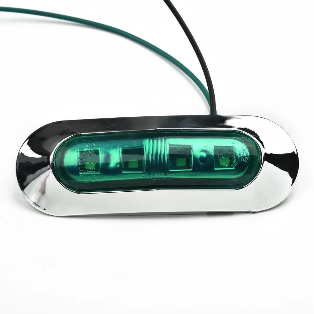 Red Green LED Boat Navigation Light 12-24V Waterproof Sailing Signal Lamp Marine Yacht Warning Light Side Marker marine boat lights 2Pcs