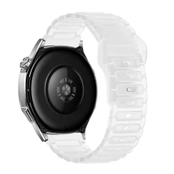 Versatile Silicone Watch Band - 18mm, 20mm, & 22mm Strap Sizes - 22mm watch band (4 transparent )