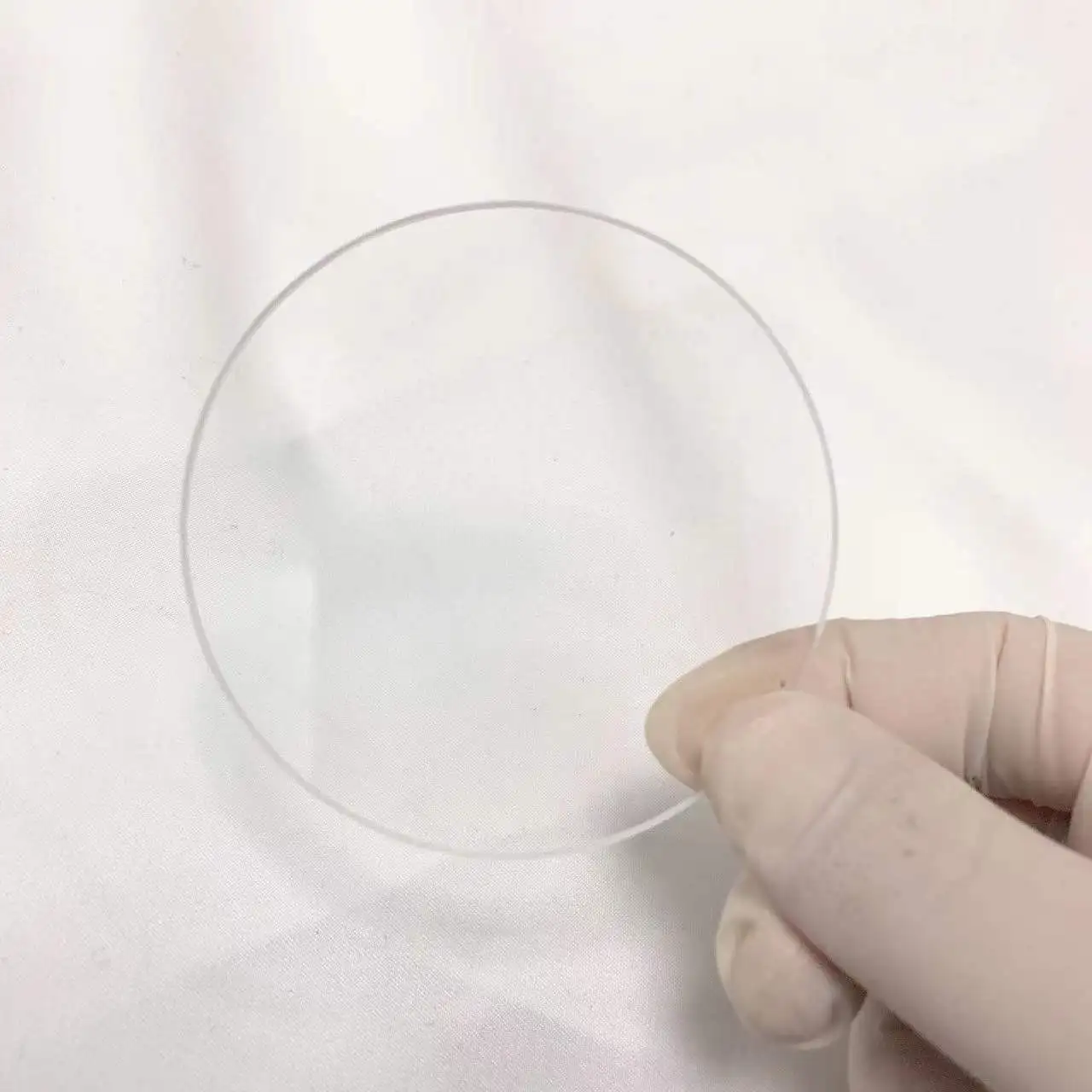 5개 총 크기 직경 90mm 및 두께 3mm K9 보호용 투명 창 광학 유리