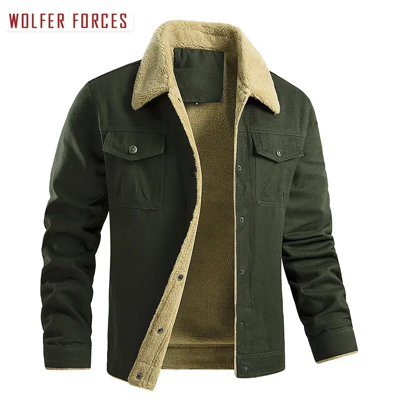 Winter Military Jackets Bomber Jacket Men Corduroy Cardigan Withzipper Motorcycle Outdoor Oversize Bomber Sports Heating