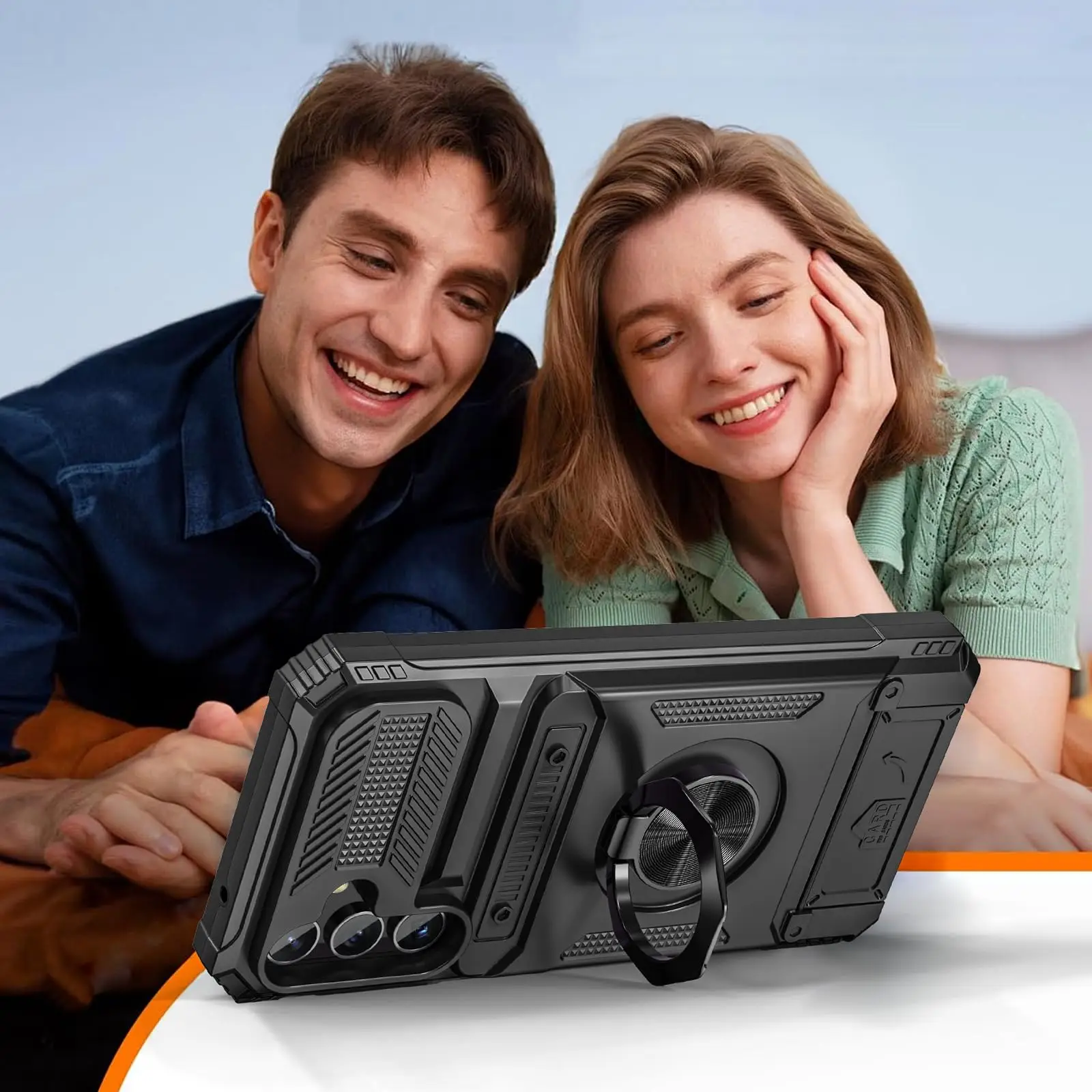 Versatile Concealed Dual-Card Slot Phone Case