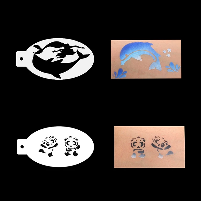 Reusable Face Paint Stencils 4