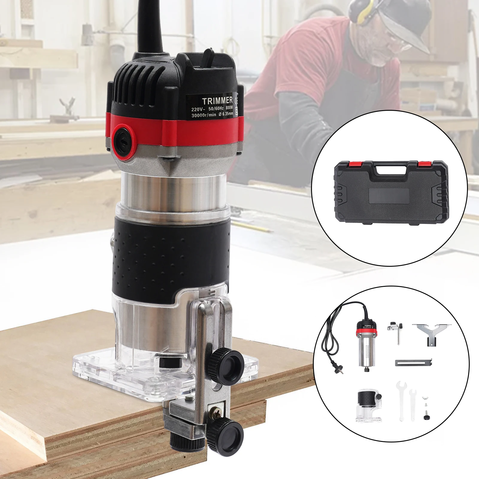 Elektrischer-Hands-ch-neider-Holz-laminat-Palm-Router-Tischler-Werkzeug ...