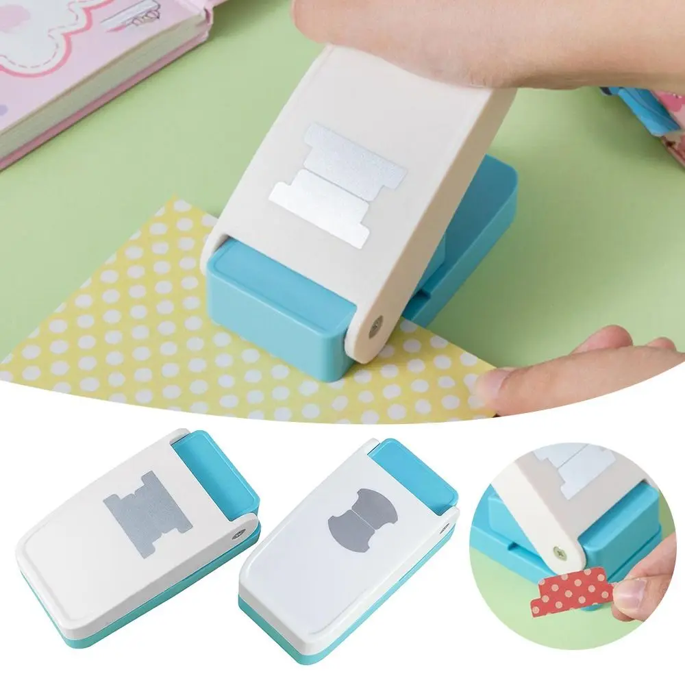 

Label Punch Loose Leaf Separator Plastic Classification File Paper Punch Tool Tab Punch Craft Hand Embossing Machine Office