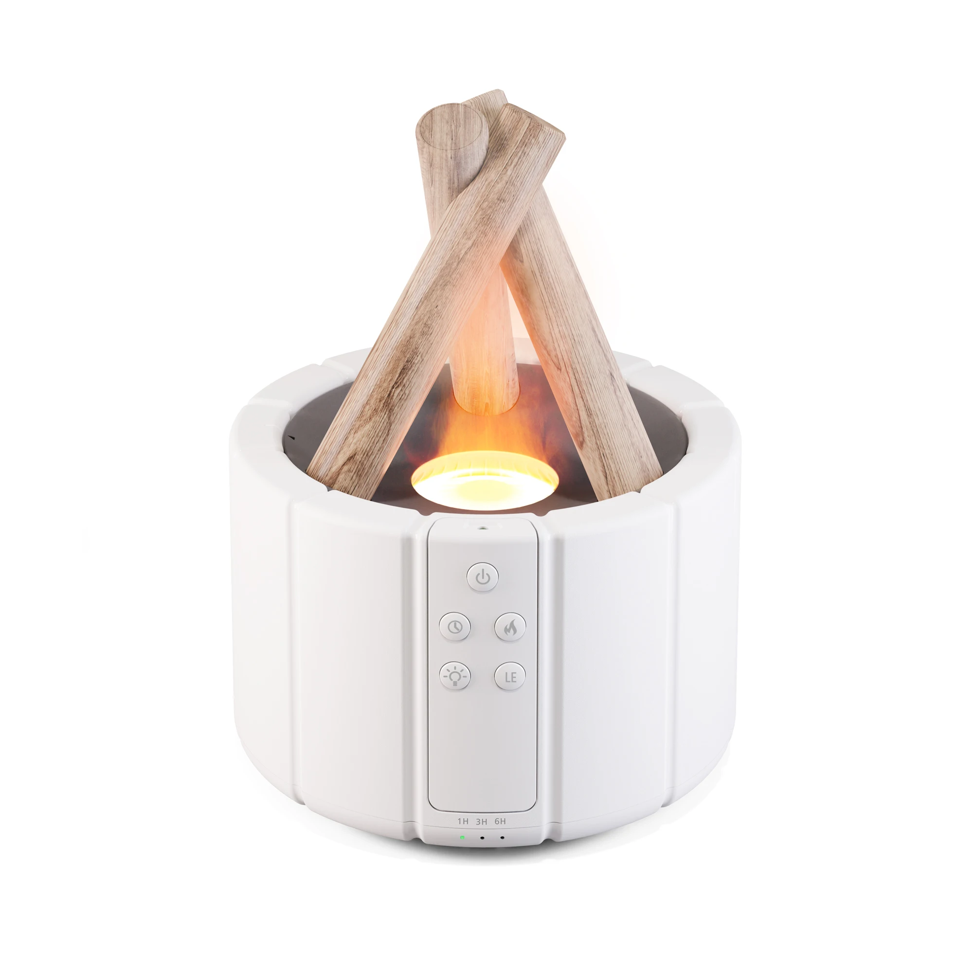 

Usb Portable Ultrasonic Air Humidifiers Bedroom Home RGB Colorful Simulated Simulation 180ml Flame Mute Aroma Diffuser