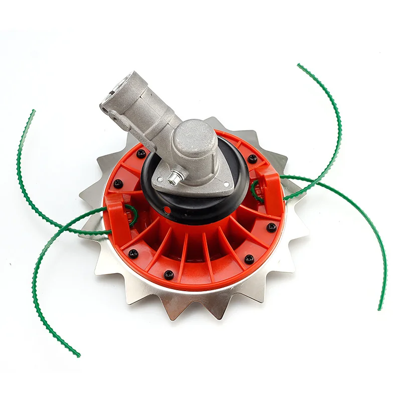 Double Hit Grass Trimmer Head with String and Blade for Brush Cutter Grass Cutter Machine Parts Garden Tools M10