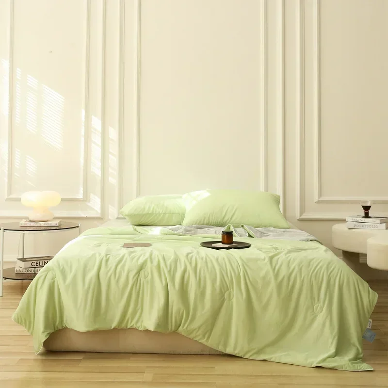 Summer Cooling Blanket Breathable Cool Down Air Condition Quilt Lightweight Summer Comforter Double Side Cooling Fabric summer quilt summer quilt set bed comforter