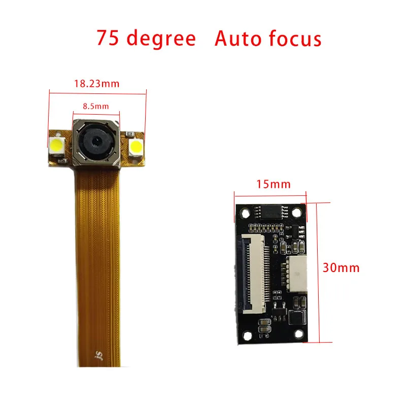 3840 x 2160 4K 12MP CMOS IMX258 AF / FF 75&deg; High Speed USB2.0 Camera Module 30/60FPS MJPEG, YUY2