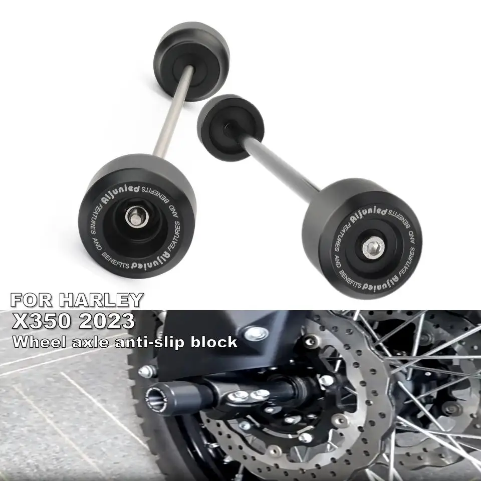 

Wheel Axle Anti-skid Bar For HARLEY X350 2023 Motorcycle Accessories Front and Rear Wheel Axle Protection Bar Anti-fall Bracket
