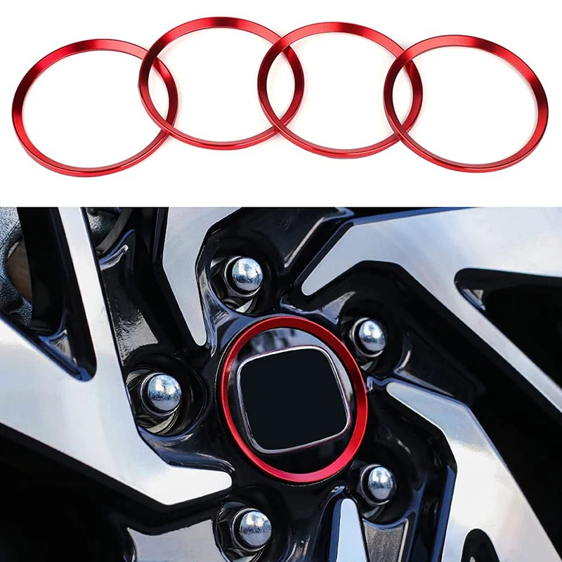 CarWheelHubCentricRingsTireCenterDecorationTrimsforHonda