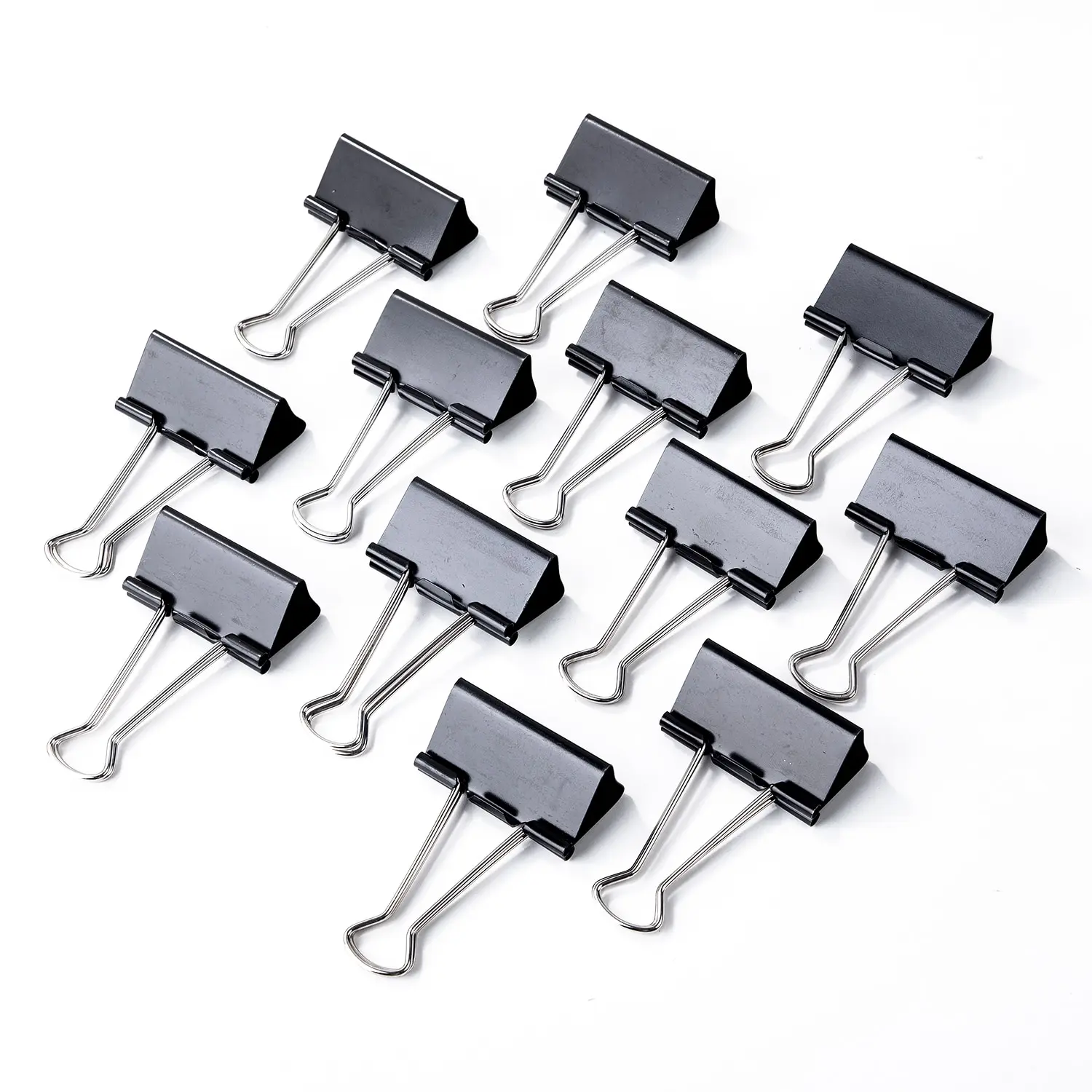 Deli 51mm Effortless Binder Clip Clamps Long Tail Clip Combination Folder Bookmark Paper Ticket School Office Supplies 1box binder clip loose leaf binder clips