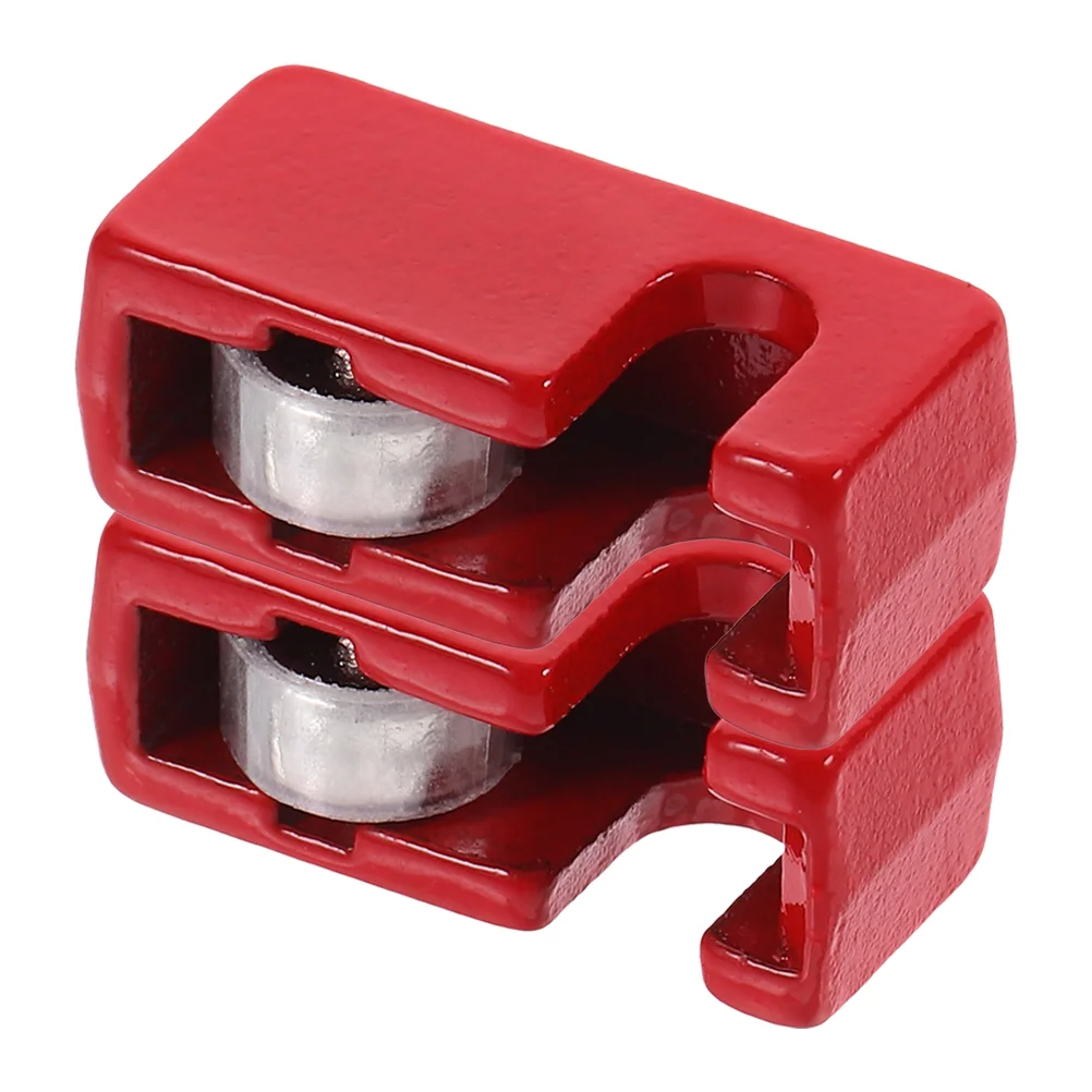

2 Pcs Tape Paper Model Miniature House Novelty Dispenser Iron Accessories