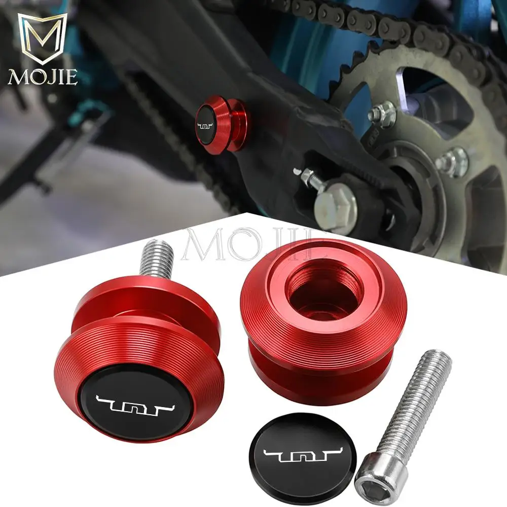 Motorcycle 6mm Swingarm Spools Sliders Stands Screws For Benelli Tnt 25