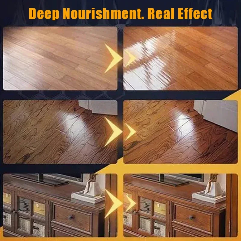 Solid Wood Floor Wax Mahogany Furniture Maintenance Walnut Oil 300ml Solid Wood Anti-crack Care Floor Wax Light Brighten
