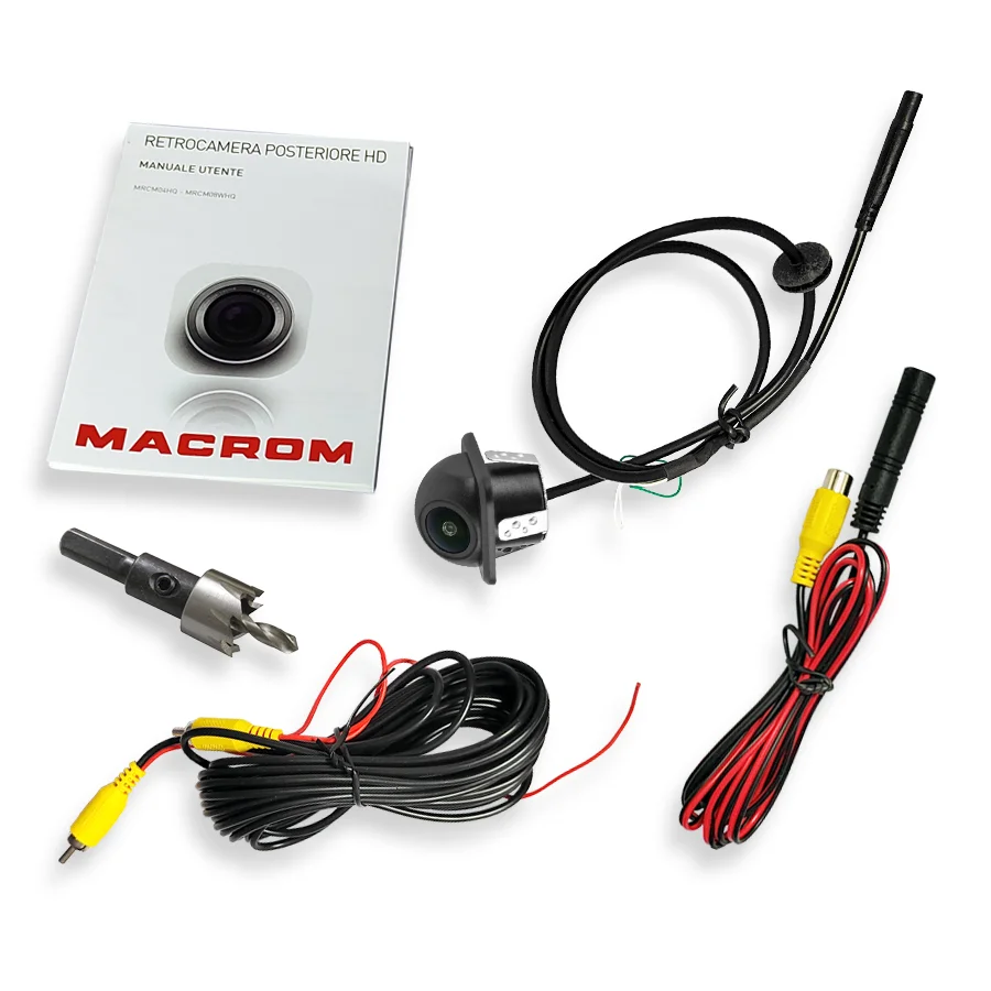 RC1990AHQ 무선 자동차 후방 카메라 170도 시야각 CCD 이미지 센서 주차 보조 기능 IP68 자동차 후진 보조 장치