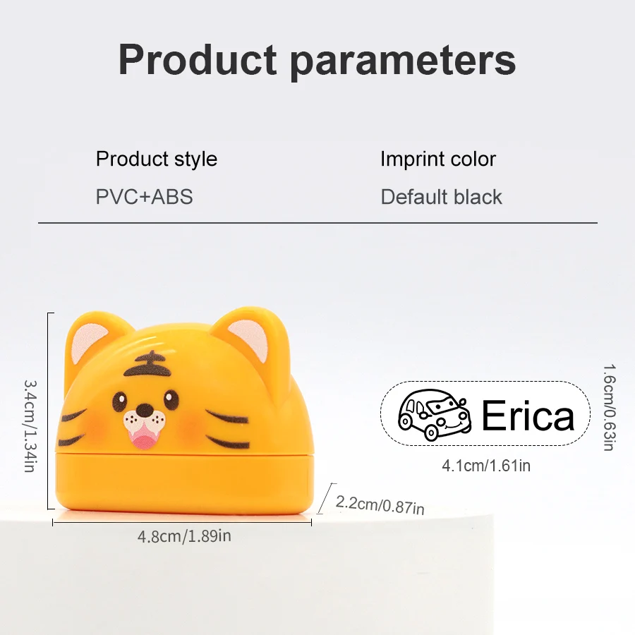 Personalized Name Stamps for Kindergarten Name Seals for Kids Clothing Labels Waterproof Textile Tags name stamp