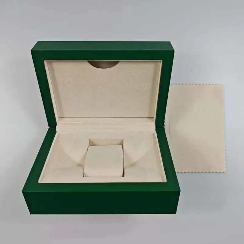 고급 오리지널 시계 상자, 녹색 물결무늬 시계 포장 상자, 시계 보관 상자 색상: 녹색