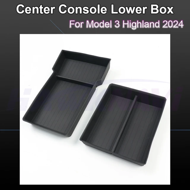 For Tesla Model 3 Highland 2024 Center Console Armrest Storage Box  Organizer Interior Replacement - AliExpress