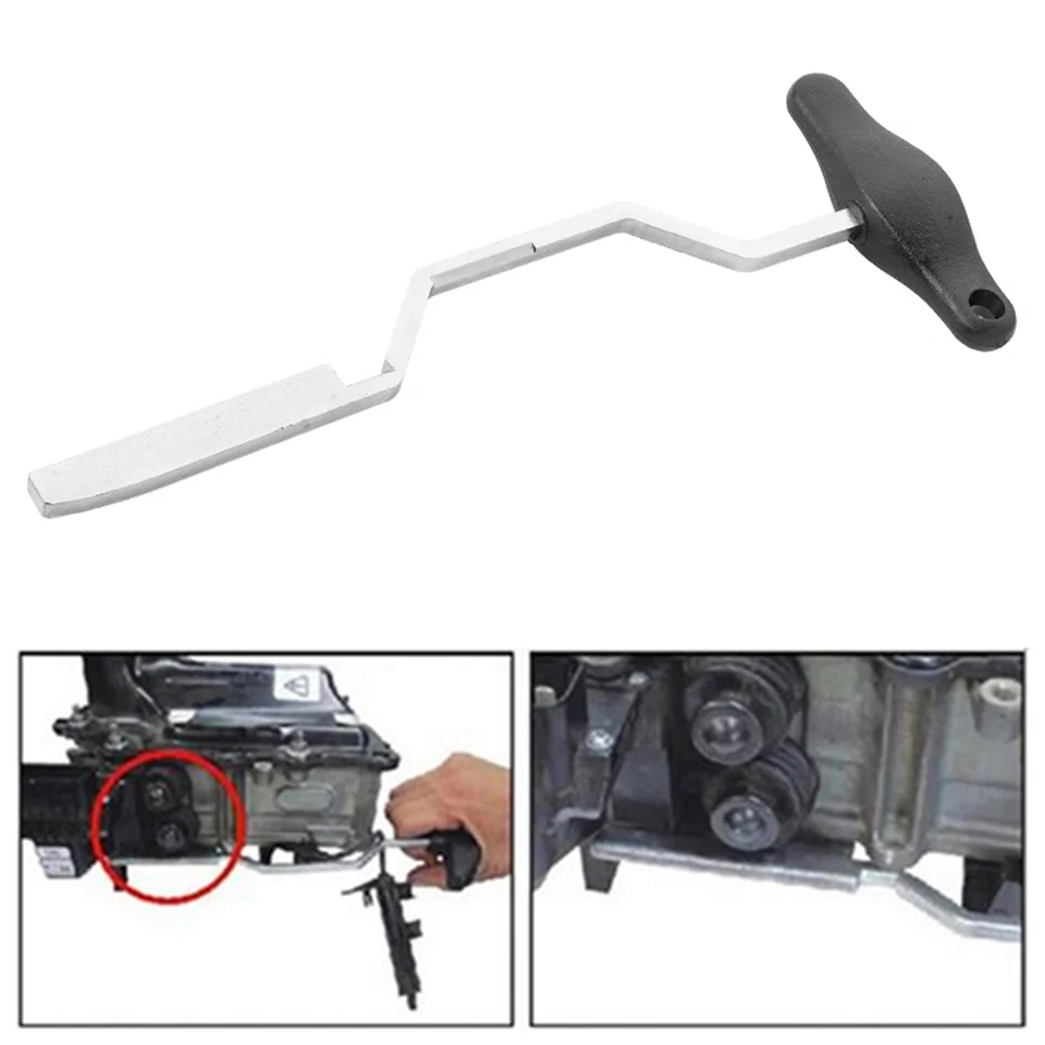 Palanca De Desmontaje Para Transmisión De Doble Embrague - Herramienta Especial T10407 En Acero Vanadio Cromado, Compatible Con Caja De Cambios Directa