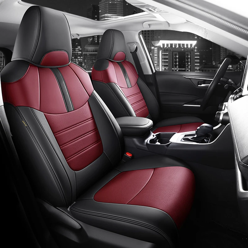 

Чехол для автомобильного сиденья специальный на заказ для TOYOTA RAV4 2020-2024 полное покрытие передний и задний полный комплект (Европейская версия)