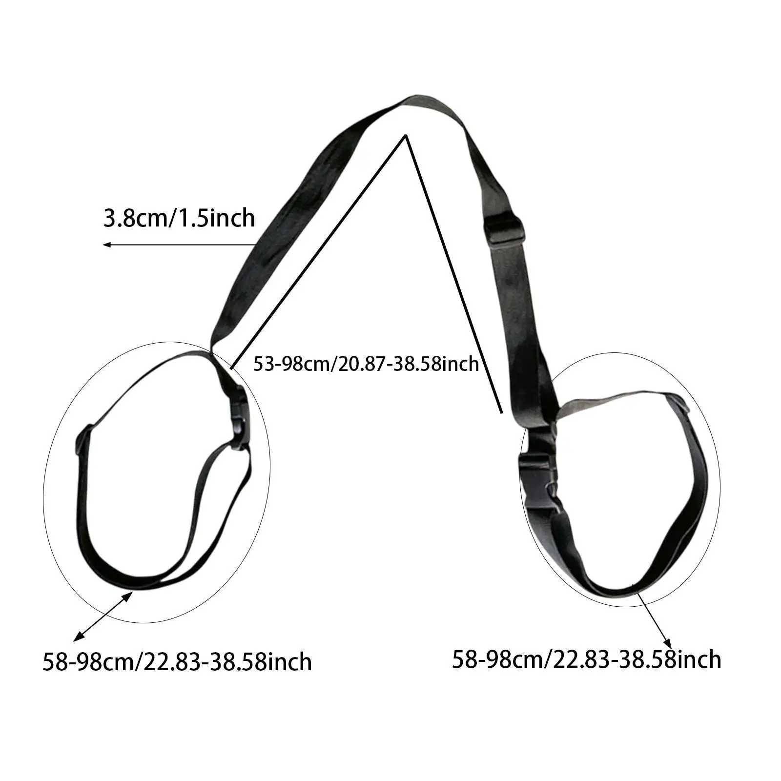 Yoga Mat Carrier Strap Adjustable Shoulder Belt Yoga Mat Holder Yoga Mat Sling for Fitness Camping Home Pilates Pilates Mat
