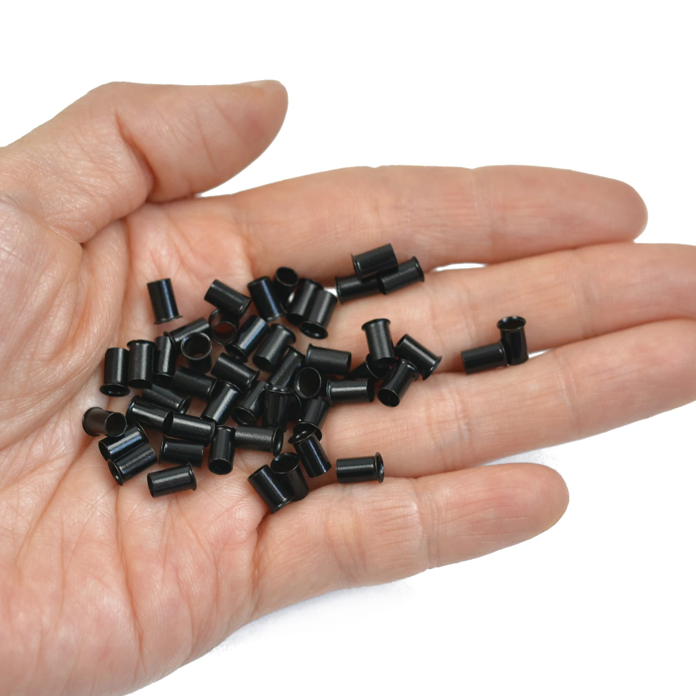Human Hair Extensions Ring Beads Ring Beads Hair Extensions Tools Hair Extensions Tools Nano Rings 1000pcs 3.4mm Hair Extensions Rings Euro Lock Flared Flaring Copper Tube Rings Beads Links for I-tip Hair Extensions