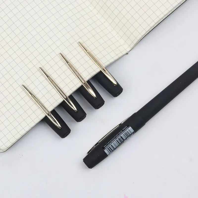 중립 펜 리필 1.0mm/0.7mm/0.5mm 대용량 매트 서명 그림 미술 디자인 학생 서예 시험 비즈니스