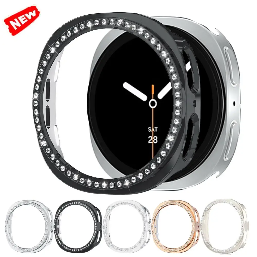 Chic Diamond-Style Protective Case for Samsung Galaxy Watch 8