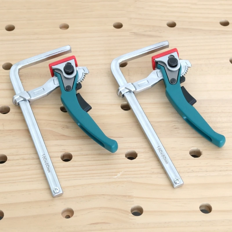 Woodworking Desktop Quick Acting Hold Down Clamp Woodworking Fixed Clip Carving Routing Benches Dog Hole Clamp M89B woodworking tool
