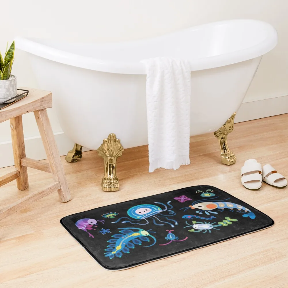

Zooplankton Bath Mat Accessories Sets For The Bathroom Anti-Slip Carpet Kitchen Rug Bathroom Slip Mat